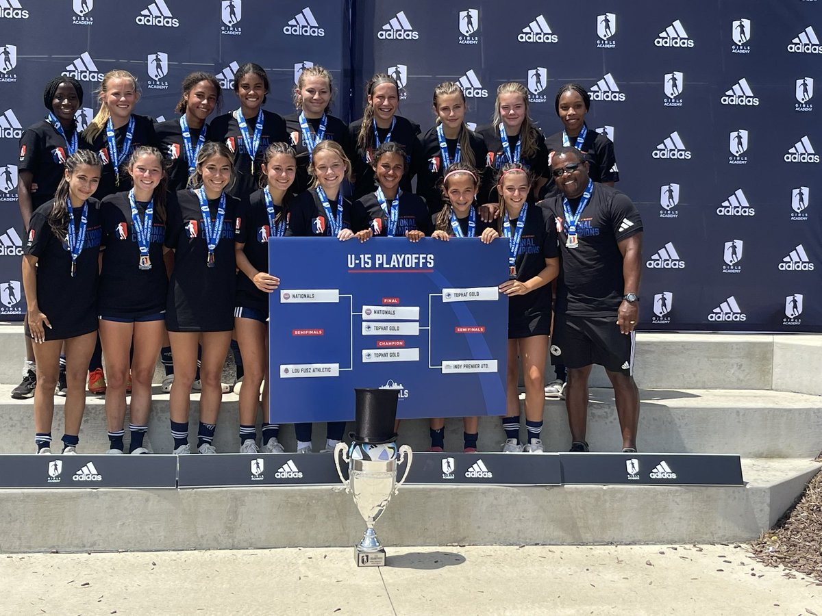 Kennedy_Kelly2's tweet photo. We finally did it! 

I’ve literally spent half of my life at Tophat and now we’re National Champions. So incredibly proud of my team, coaches and parents that believed in us. 

@Tophat08GA @NTH_Tophat @GAcademyLeague @JREskilson @PrepSoccer @ImYouthSoccer @ImCollegeSoccer https://t.co/719nSfFBI6