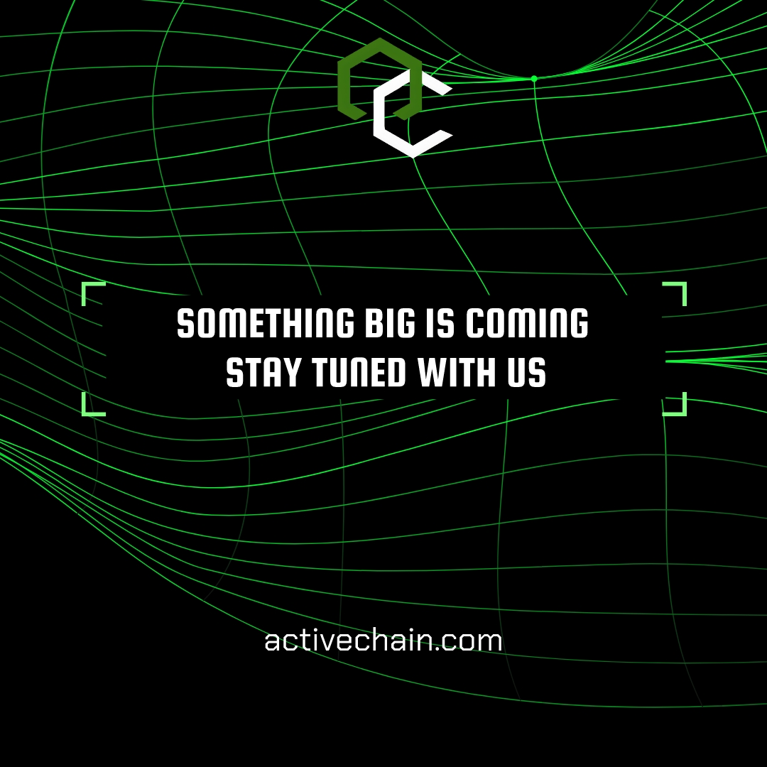 activechaineth's tweet photo. We are working on something revolutionary in the Blockchain.
Big news are coming.
Stay tuned!
#ActiveChain 

#Crypto #bitcoin   #Binance   #Finance #ETH #ETHER #ETH2 #ACTIVECHAIN  #ALPHA  #AI https://t.co/BCQuONg0qw