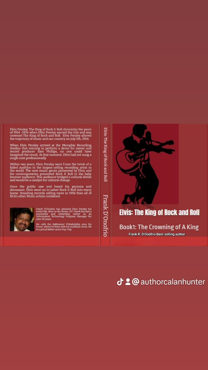 New best-selling author gives you the true story of the King of Rock & Roll When Elvis Presley arrived at the Memphis Recording Studios on July 5th, 1954 to perform a demo for owner and record producer Sam Phillips, no one could imagine the result. A King was born! To purchase