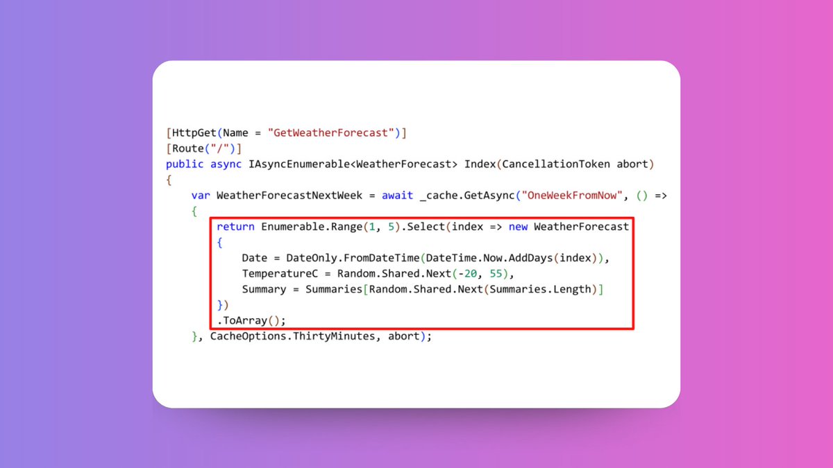 Improvements to the Caching Abstraction in <a href="/aspnet/">The ASP.NET Team</a> Core
Details: devblogs.microsoft.com/dotnet/caching…
// <a href="/cawa_cathy/">Catherine W</a> | <a href="/marcgravell/">Marc Gravell</a>
#dotnet #aspnetcore #caching #dotnetdevelopers