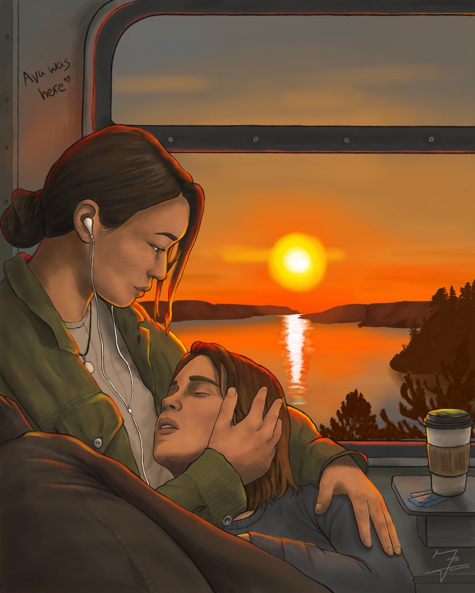 Ava: "I wanna see everything!"
Bea: "Okay, then let me show you."

War is over, we can appreciate sunsets again! 

#WarriorNunSaved #WarriorNun #Avatrice