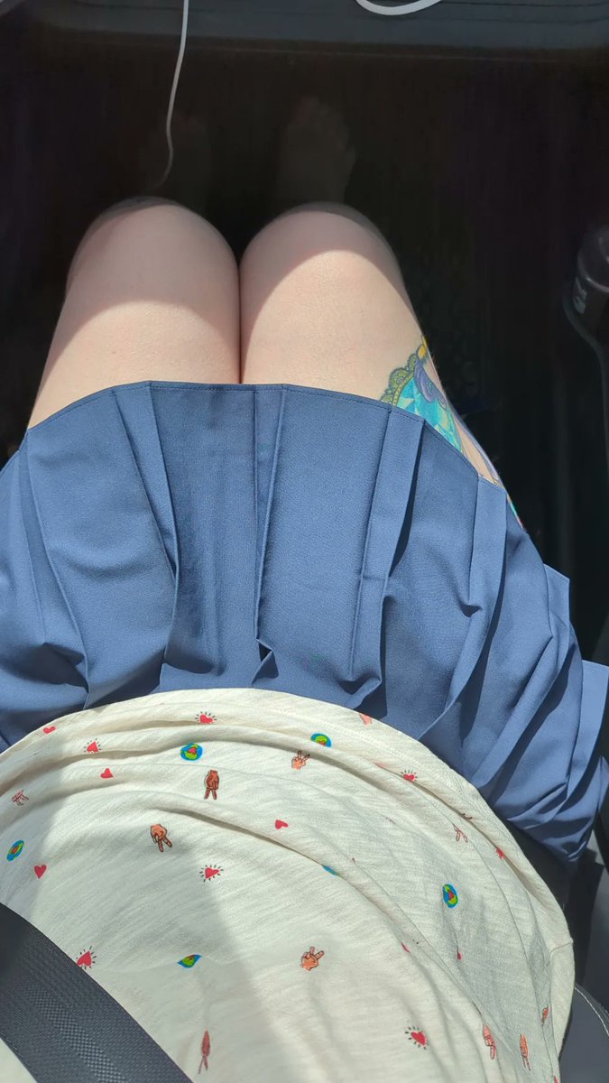 Chronicblues_'s tweet photo. Giving 16yo me the one article of clothing she wanted more than anything in the world. The pleated skirt anime fantasy that she was told she was "too fat" for, despite being +/- for being 140lbs at 5'8". 

Go on, little anime girl. You were never too much of anything. 💖 https://t.co/BJMATlQPba