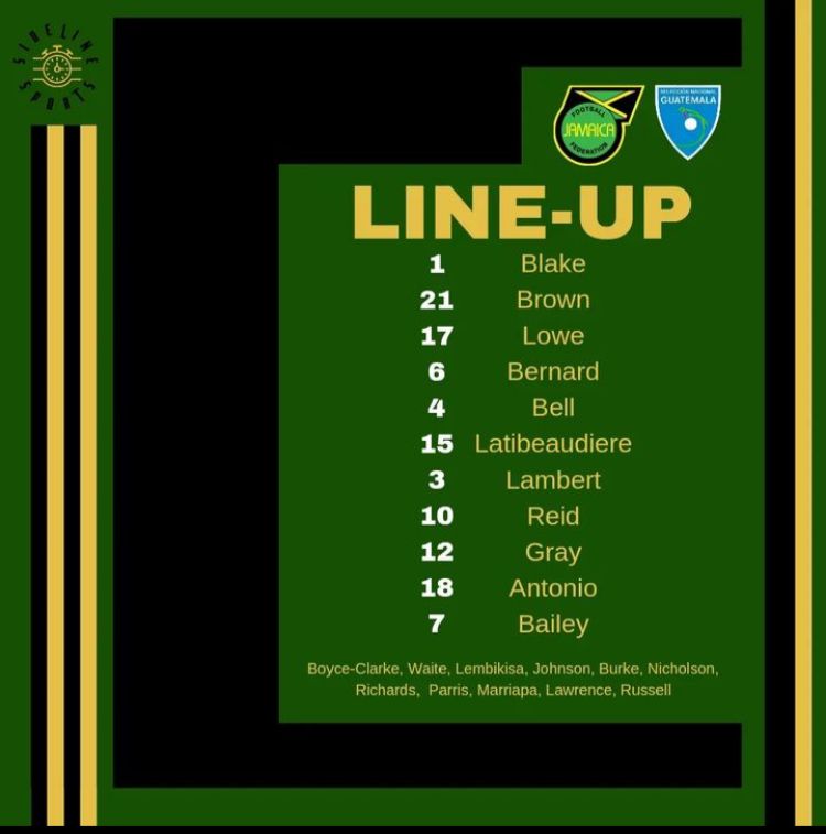 Sideline_Crew's tweet photo. Game day anticipation at its peak! ⚽🏆 Brace yourself for an epic clash of talents in the Gold Cup. The lineups are out and the battle is on! Who's your favorite to shine on the pitch? Let the games begin! 🔥⚽ #GoldCupFever #LineupShowdown" https://t.co/QqJbVJsAGv