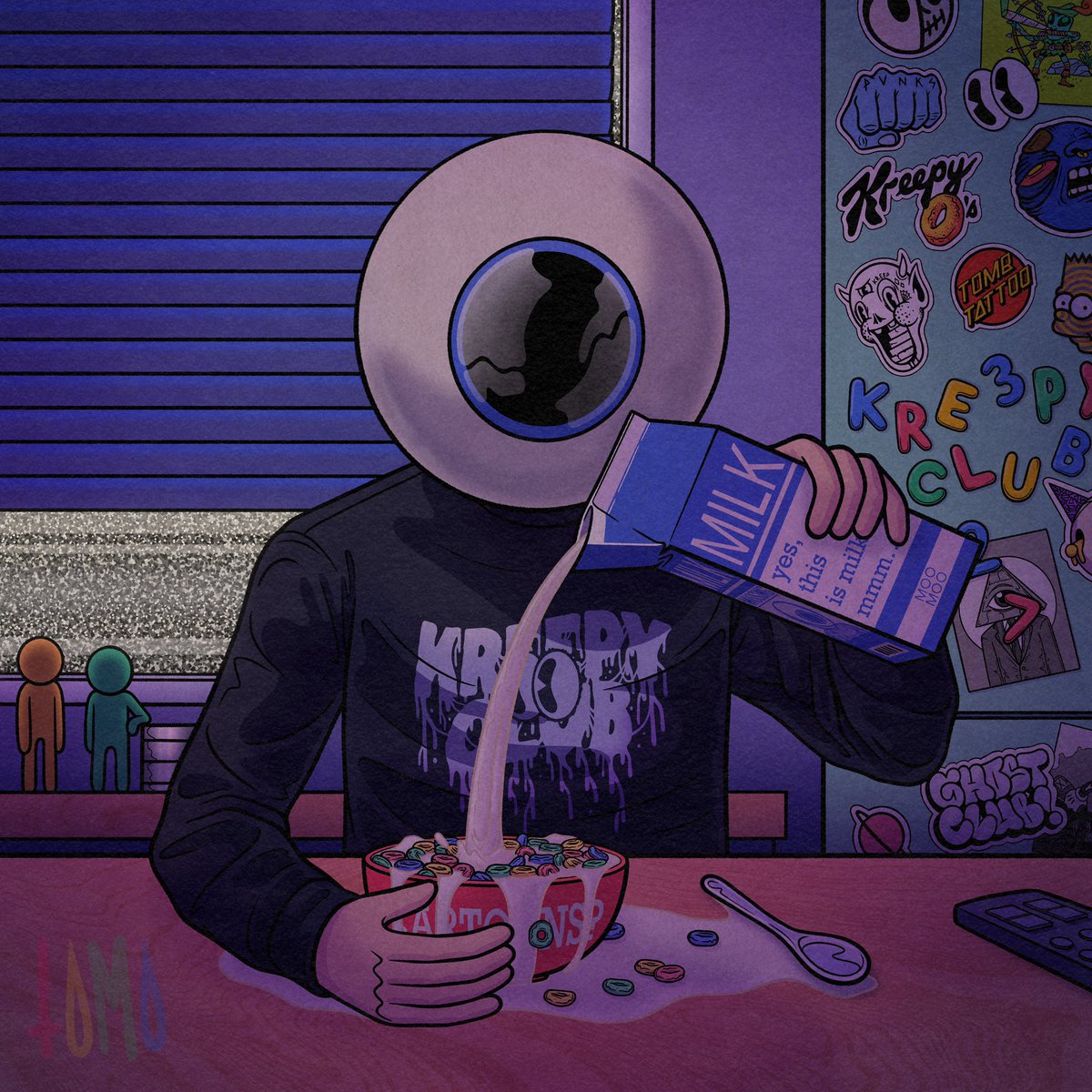 TOMORROWMAN13's tweet image. POUR ONE OUT FOR THE HOMIES 🥣

I finally created my own contract on @manifoldxyz and my first open edition is now available 👀🤘🏻

This one is for all the homies! 🫡 #KREEPYCLUBFOREVER