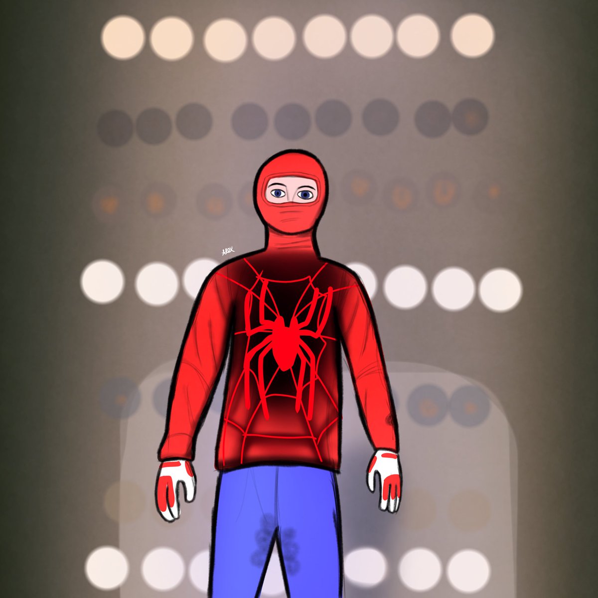 JuustAlexx's tweet image. day 35 of drawing spider-man until beyond the spider-verse comes out 

#spiderman #beyondthespiderverse #raimi