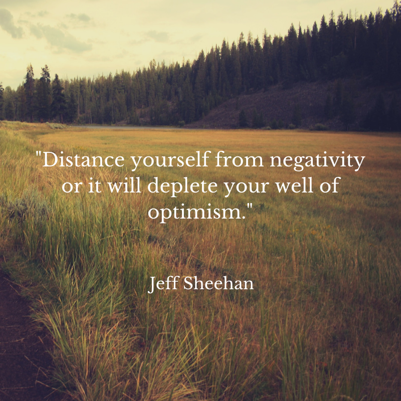 Distance Yourself From Negativity ..... #JeffS #JeffSQuote #ThinkBigSundayWithMarsha #SundayThoughts #SundayVibes #QUOTE #QUOTES