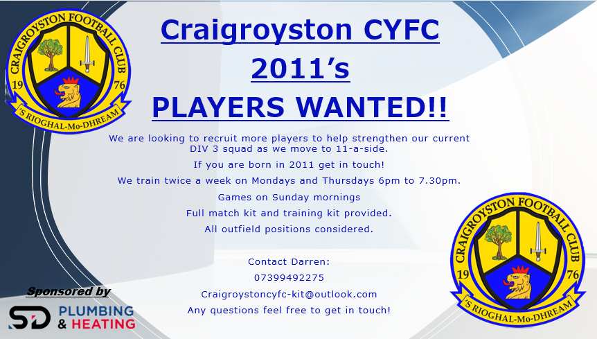 CraigieCYFC's tweet photo. https://t.co/4VEtqzQdSI