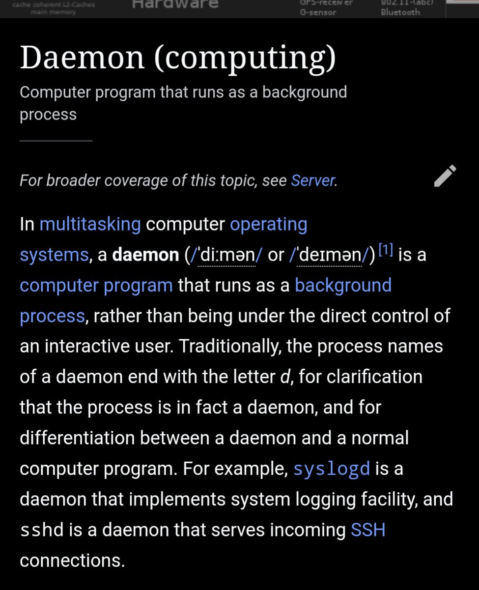 Do....do they mean "daemons"?