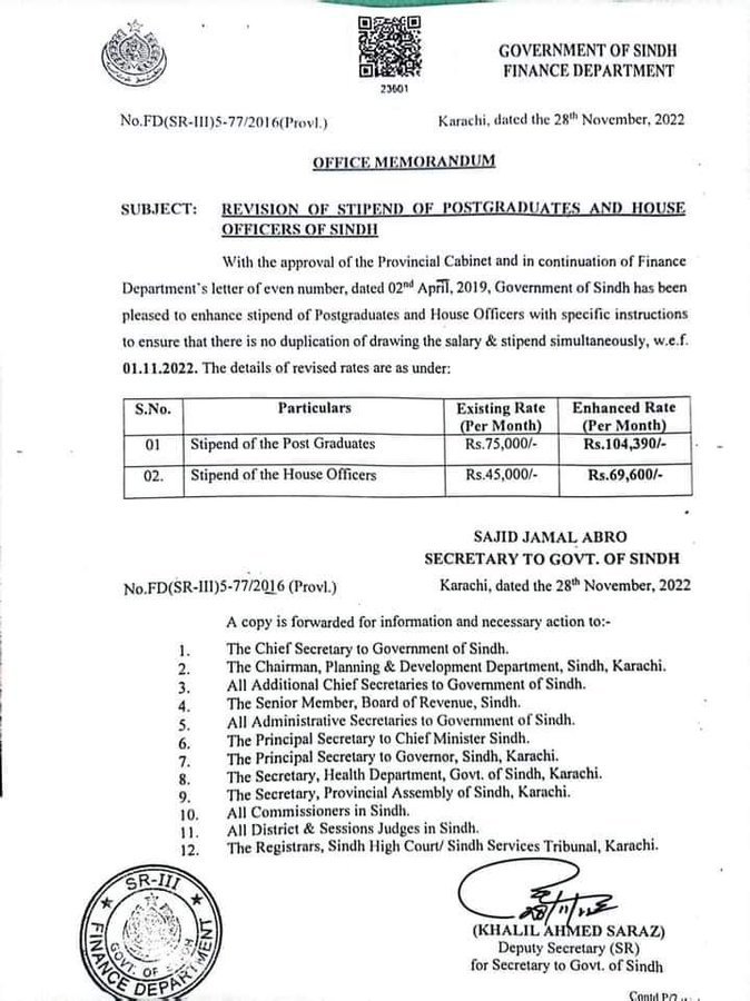 ShaffoTas's tweet photo. 2022 میں جاری کیا گیا نوٹس  لیکن اج بھی سندھ میں ڈاکٹروں کو ماہانہ اجرت کے معاملے میں انتہائی امتیازی سلوک کا سامنا ہے۔ اے ایس ایچ کے ہاؤس آفیسرز کو گزشتہ 3 ماہ سے تنخواہوں میں سرکاری اضافہ کے ساتھ تنخواہ نہیں دی گئی جو کہ سراسر ناانصافی اور ناقابل قبول ہے۔
#unpaidfor3months https://t.co/eMQEKCRzv2
