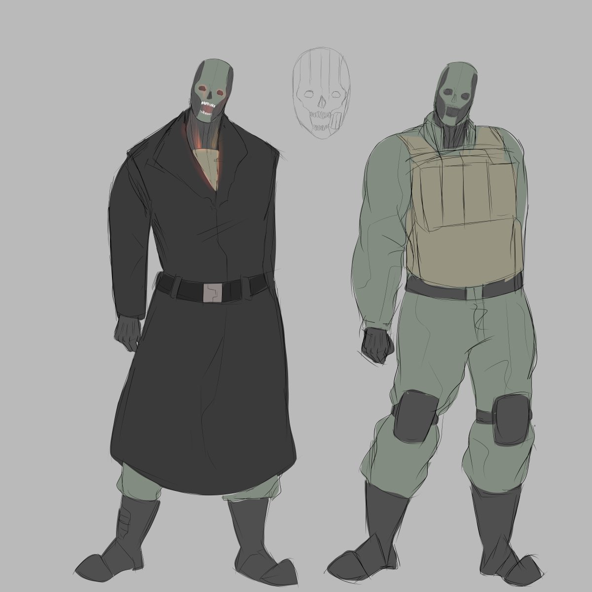 Towerofdoubt's tweet image. My characters RM II and RM III are symbolic of greed, fuck-you-got-mine bootstrap rhetoric and social darwinism. people who simply want to vanish to somewhere safe while the world burns.  #webcomicchat