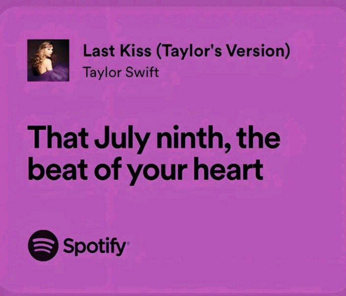 Today is the only day you can Rt this #THATJuly9th