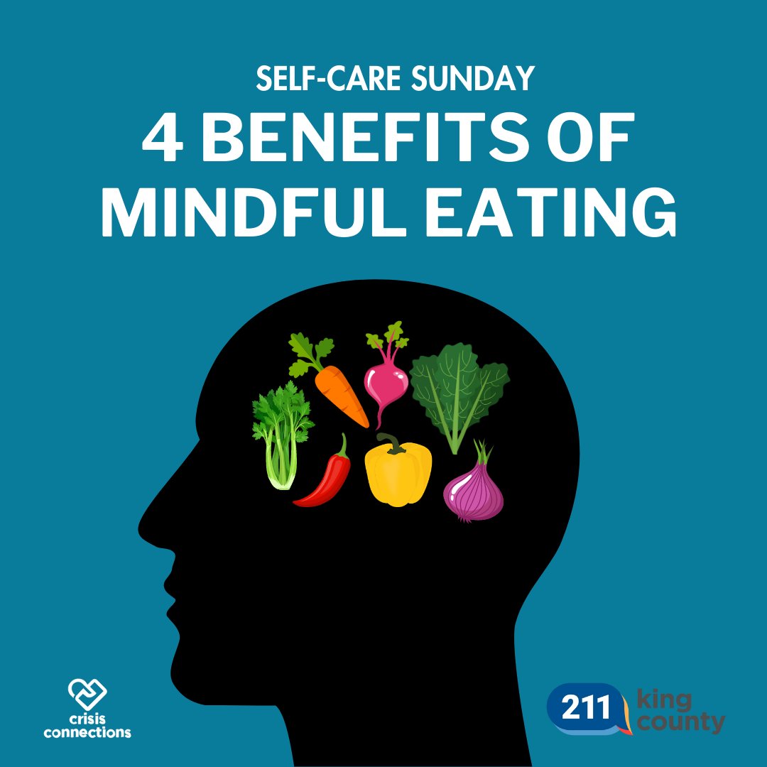 CrisisCXNs's tweet image. Mindful eating has many benefits! ☮️

211 can help with access to nutritious food! 🥬

Dial 211 to learn more about basic food (SNAP) eligibility, nutrition programs and food pantries. ☎️

👉👉 ow.ly/Eq0j50P6M1c

#BasicFood #SNAPBenefits #mindfuleating