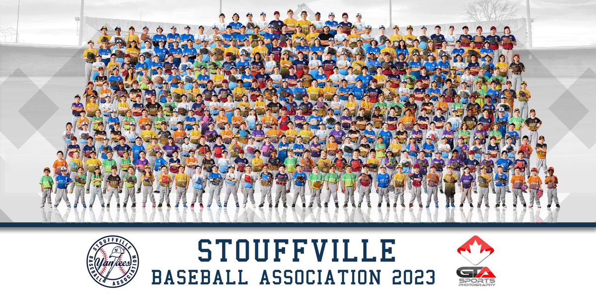 A huge thank you to GTA Sports Photography for this awesome house league family picture and a huge shout out to all of our amazing sponsors who made our program possible this year!! We love our athletes!
 #stouffvilleontario #stouffvillebaseball #GTASports #baseballontario