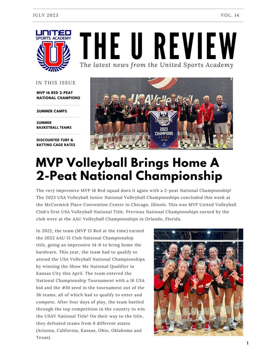 United Sports Academy tweet media