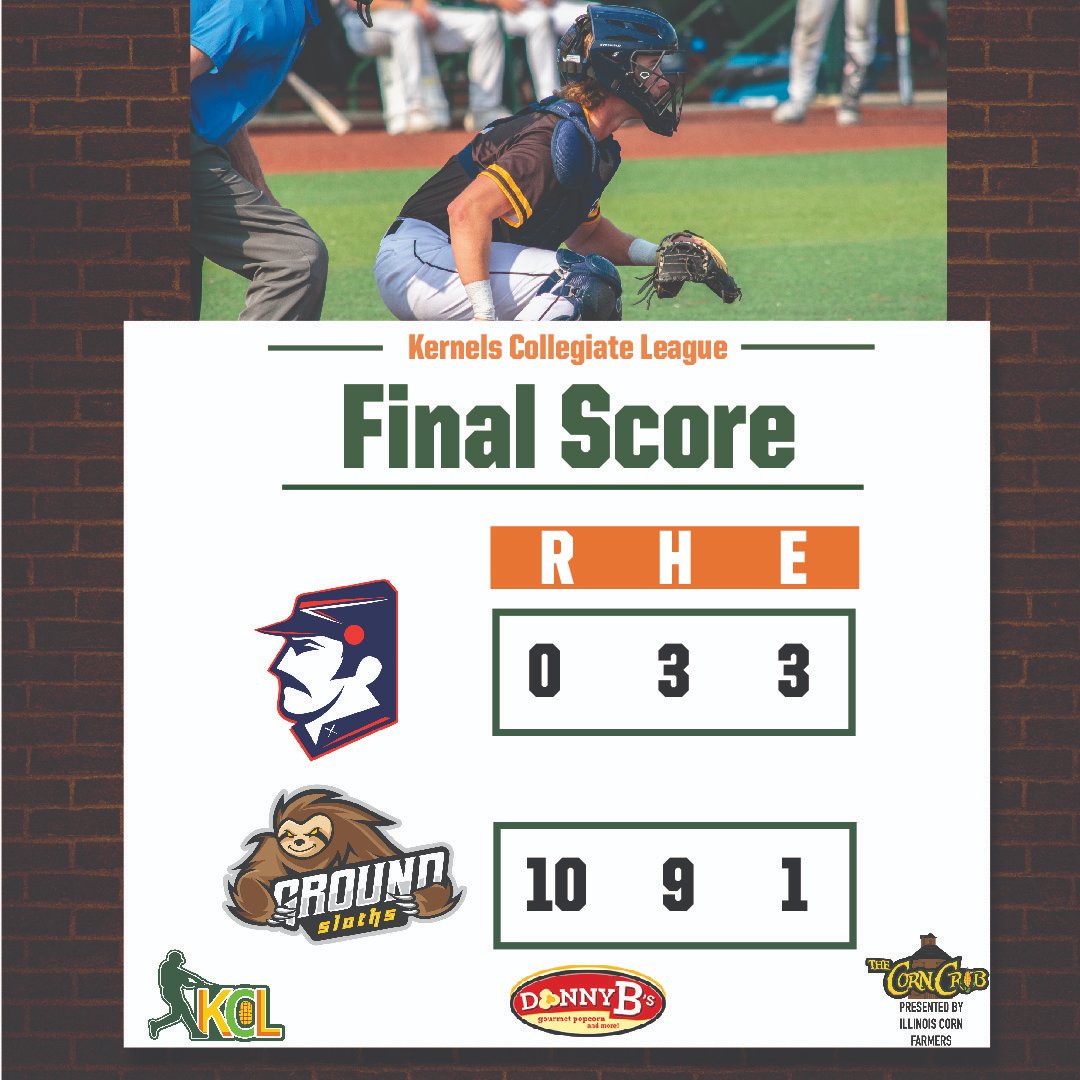 Normal_Baseball's tweet photo. Sloths lock in first place as we head into the final week of KCL action! #WhereBaseballGrows https://t.co/8t18BXls4B