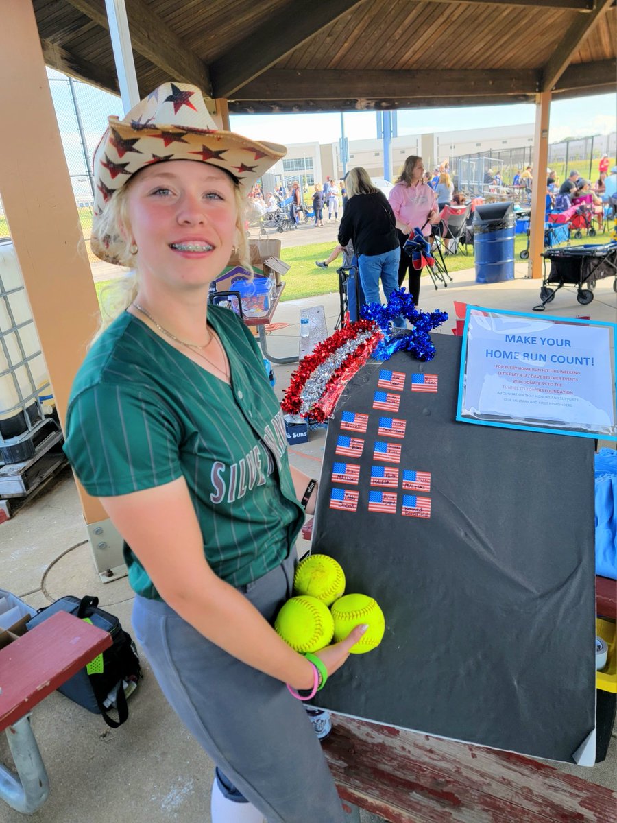 FaithMaleski12's tweet photo. Hit .600 w/ 💣💣💣, 3 doubles, 3 BB's, 4 stolen bases @ LP4U Stars &amp; Stripes w/ @SilverHawkSball @CoachSelena20 
@ExtraInningSB @LegacyLegendsS1 @BrenttEads @D1Uncommitted @SBRRetweets  @CoastRecruits @IHartFastpitch @AScholarsBrand @SoftballDown https://t.co/wHpTSrJzSV