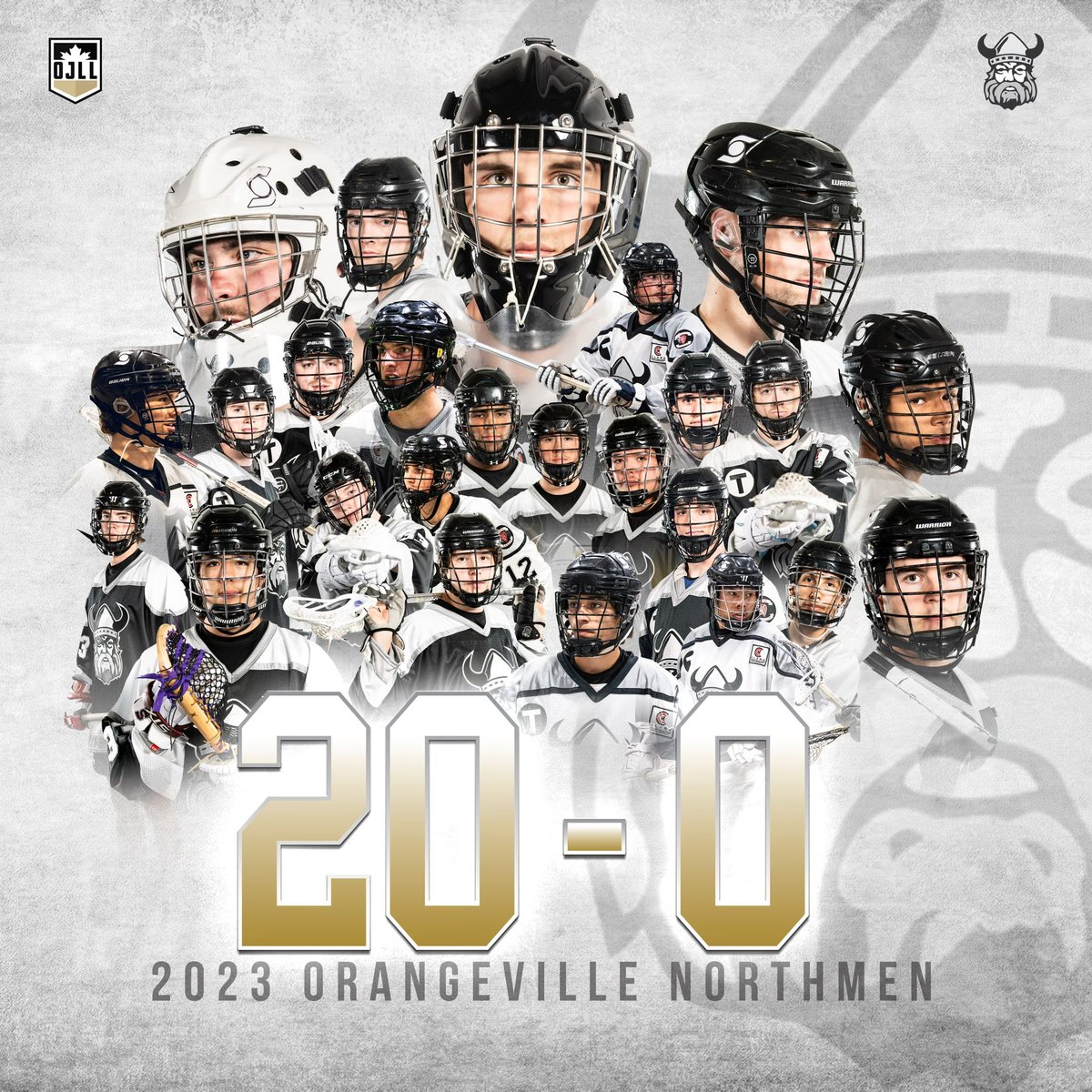 The 2023 Jr. A Northmen become the first team in franchise history to have a perfect 20-0 regular season! An incredible accomplishment from this great group of young men.  However, we know that in just a few days we go back to 0-0 as we begin the playoff grind this week! #HornsUp