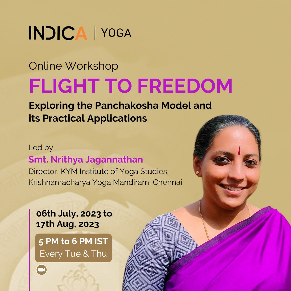 IndicaOrg's tweet photo. Weaving together a study of the Paksikalpana Prakriya with practices of #asana, #pranayama, chanting & #meditation this #WeekendWorkshop led by Smt. Nrithya Jagannathan offers participants a mirror for reflection & transformative experiences    

Register Now: https://t.co/zo9tmy8ohq

@YogaIndica @aurovinaya #IKS #IndicKnowledgeSystems #IndianKnowledgeSystems #IndigenousKnowledgeSystems #IndianHeritage #IndicHeritage #IndianCulture 

📷