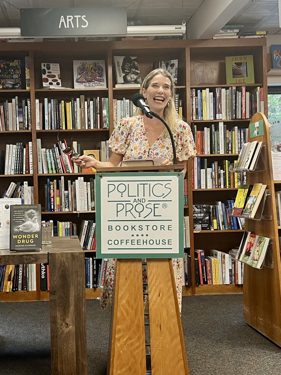 Today I witnessed journalist Jennifer Vanderbes reading from “Wonder Drug: The Secret History of Thalidomide in America and Its Hidden Victims” with journalist Morton Mintz, who covered the story for the “Washington Post” in 1962 in the audience.