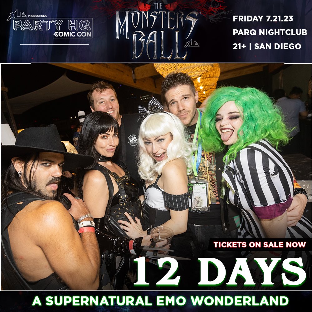 #SDCC on the horizon, it’s time to party at Comic Con! Who’s with me? #SanDiegoComicCon #nightlife #fandom #party