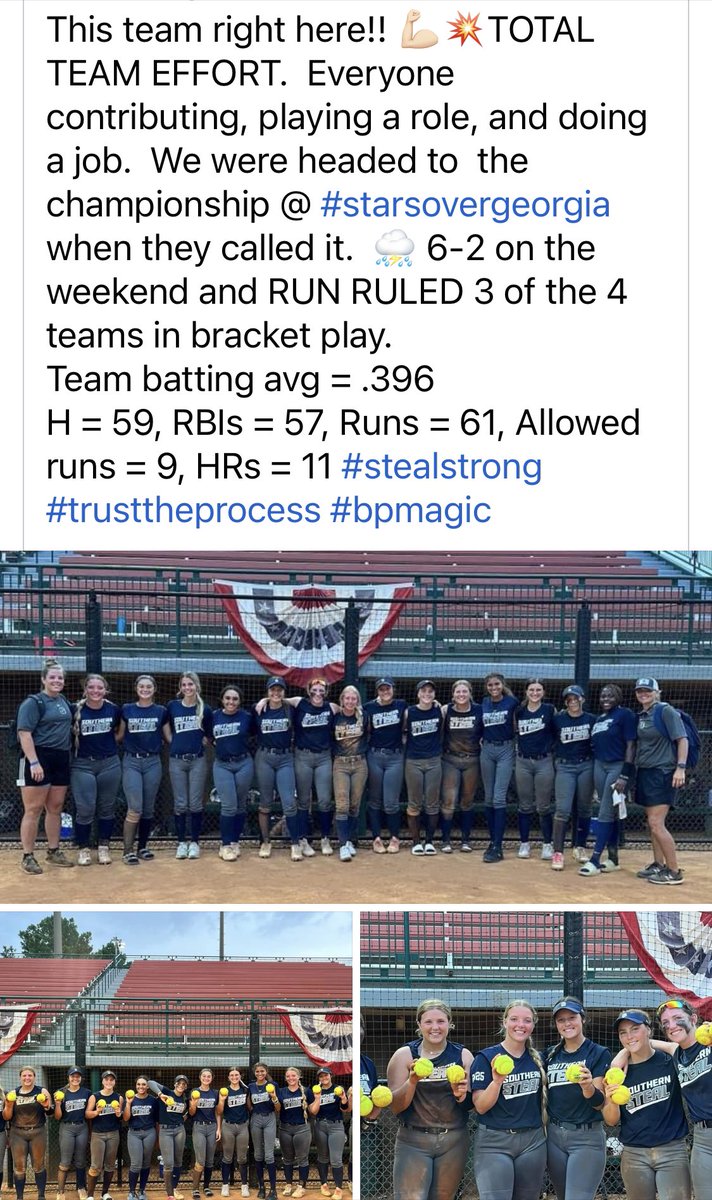 Southern Steal Softball (@stealsoftball) on Twitter photo I do love these girls! <a href="/AlabamaSB/">Alabama Softball</a> @DCBEliteAcademy <a href="/UWGSoftball/">West Georgia Softball</a> <a href="/AUMWarhawksSB/">🥎AUM Softball</a> <a href="/GCSCsoftball/">Gulf Coast Softball</a> <a href="/lbpowell12/">Brooke Powell</a> <a href="/_leannajohnson5/">leanna</a> I do love these girls! <a href="/AlabamaSB/">Alabama Softball</a> @DCBEliteAcademy <a href="/UWGSoftball/">West Georgia Softball</a> <a href="/AUMWarhawksSB/">🥎AUM Softball</a> <a href="/GCSCsoftball/">Gulf Coast Softball</a> <a href="/lbpowell12/">Brooke Powell</a> <a href="/_leannajohnson5/">leanna</a>