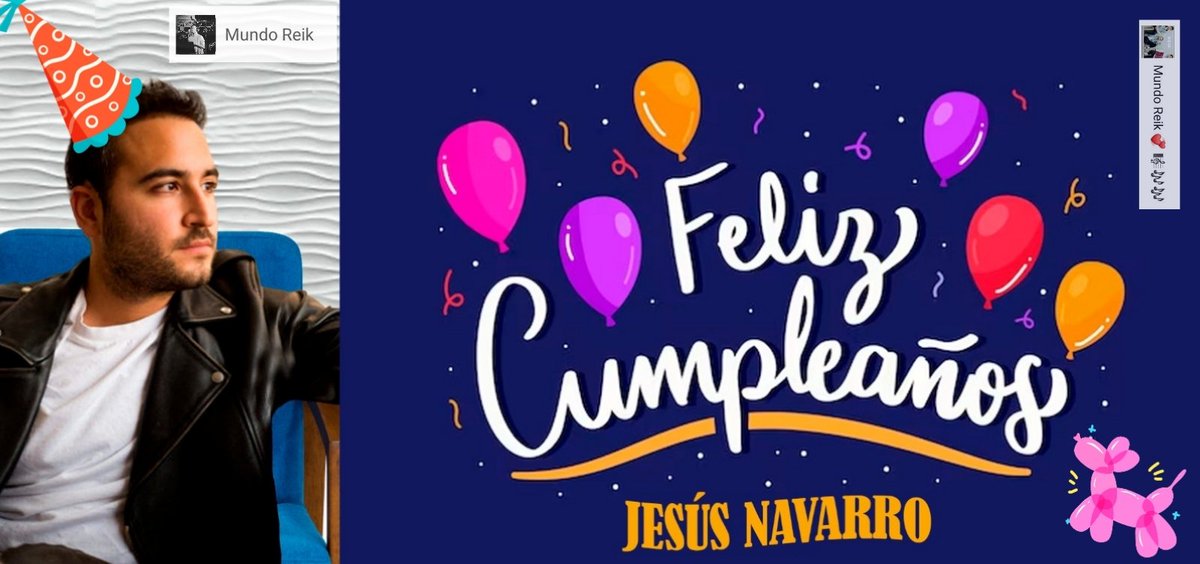 mundo_reik's tweet photo. ¡Muchas felicidades #ChuiNavarro!
¡Se te desea lo mejor, que disfrutes tu día al máximo! @ReikMx https://t.co/c3OVUW81Kz