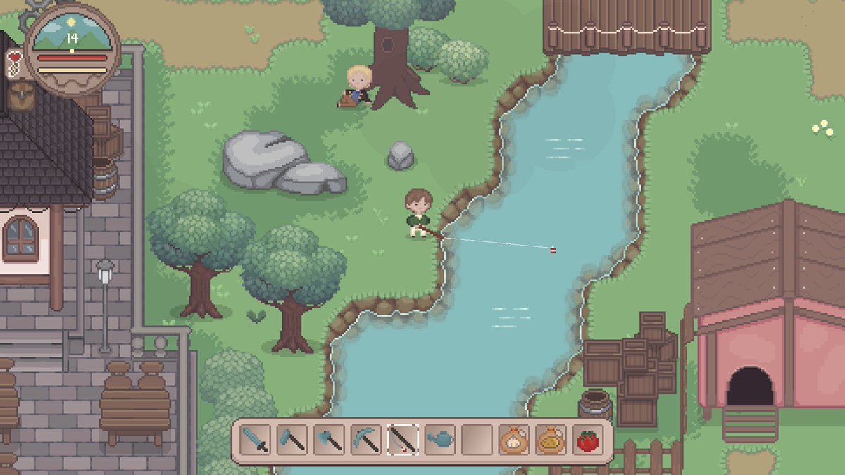 PeachBiteStudio's tweet image. #indie #indiegame #indiedev #pixelgame #Pixel #pixelart #GameMaker #gamedev #Simulation #farm 
⭐️store.steampowered.com/app/1889890/Sh…