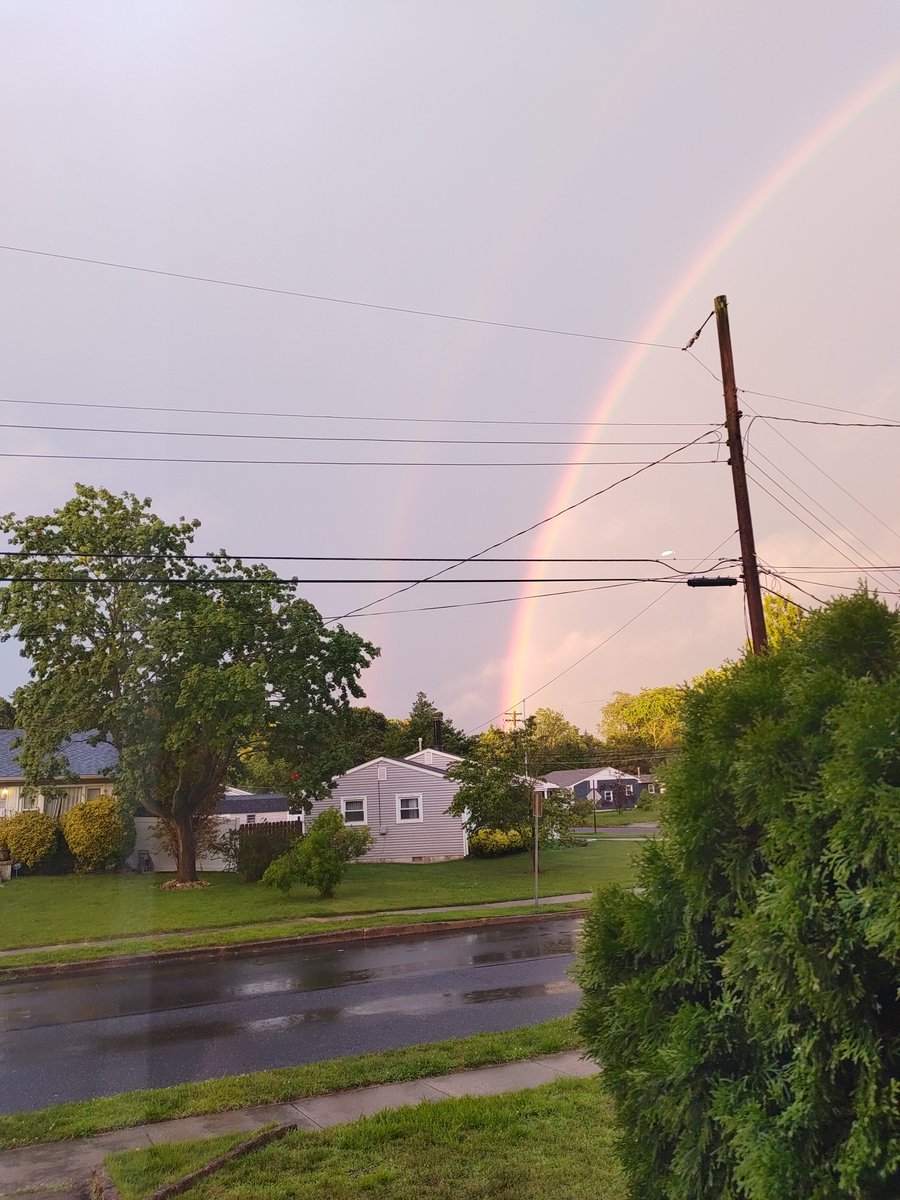 Rainbow .... covenant from God. Amazing.