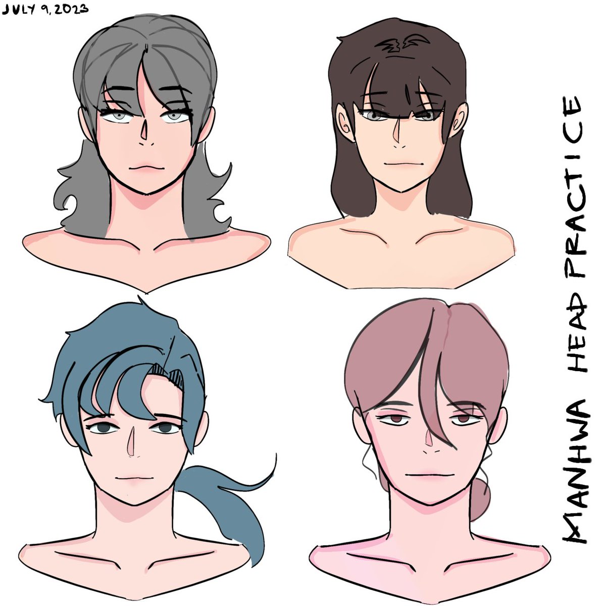 Knockknock106's tweet photo. Head practice
#manhwatwt  #lineart
#digitalart https://t.co/oAjHVsfat4