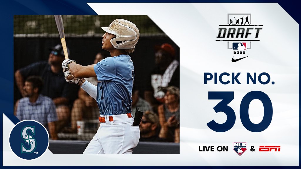 MLB Draft (@mlbdraft) on Twitter photo With the 30th pick, the <a href="/Mariners/">Seattle Mariners</a> select Trinity Christian (GA) shortstop Tai Peete, No. 53 on the Top 250 Draft Prospects list.
Watch live: atmlb.com/44DKVbZ With the 30th pick, the <a href="/Mariners/">Seattle Mariners</a> select Trinity Christian (GA) shortstop Tai Peete, No. 53 on the Top 250 Draft Prospects list.
Watch live: atmlb.com/44DKVbZ
