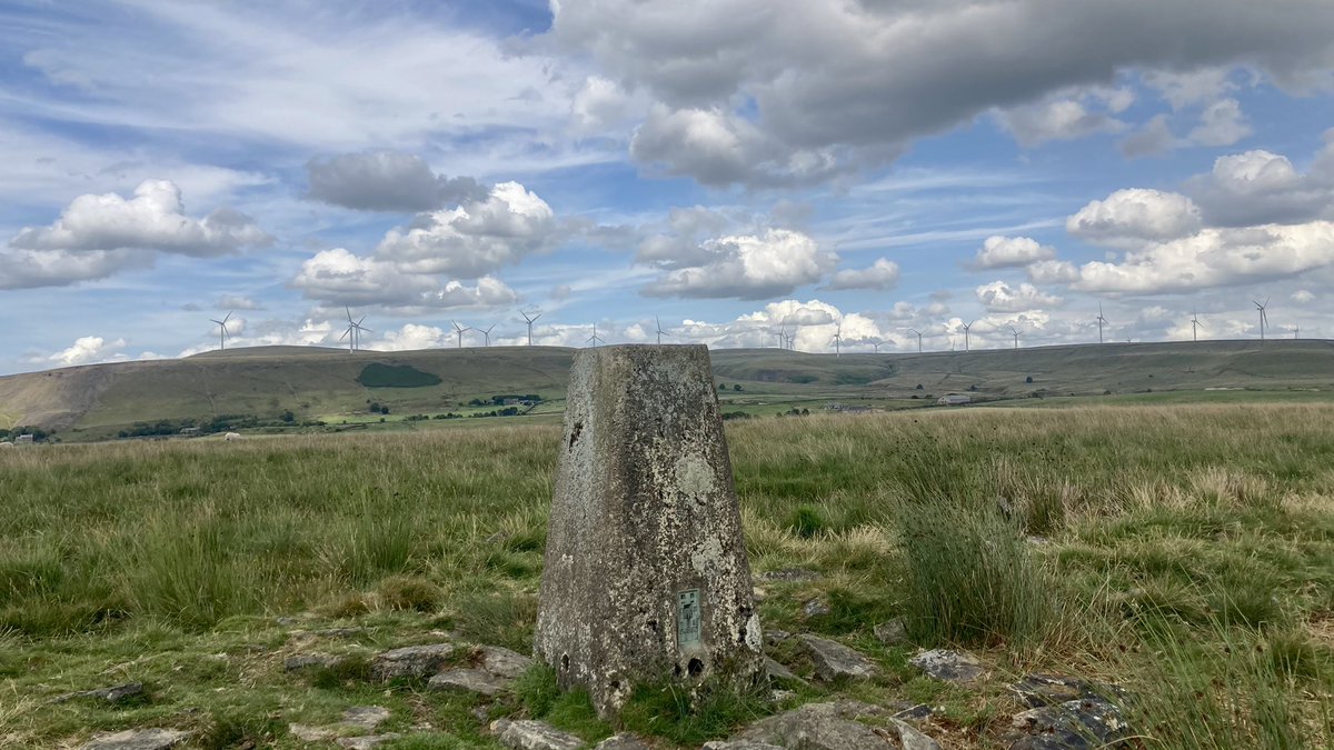funnypenny's tweet photo. Cheesden Mill to Harden Moor Trigpoint dodging thunderstorm ⛈️ #CheesdenMill #CheesdenMoor #HardenMoor #Rossendale #EastLancashire #Trigpoint #TrigbaggingUK https://t.co/p3SwNMzqaH