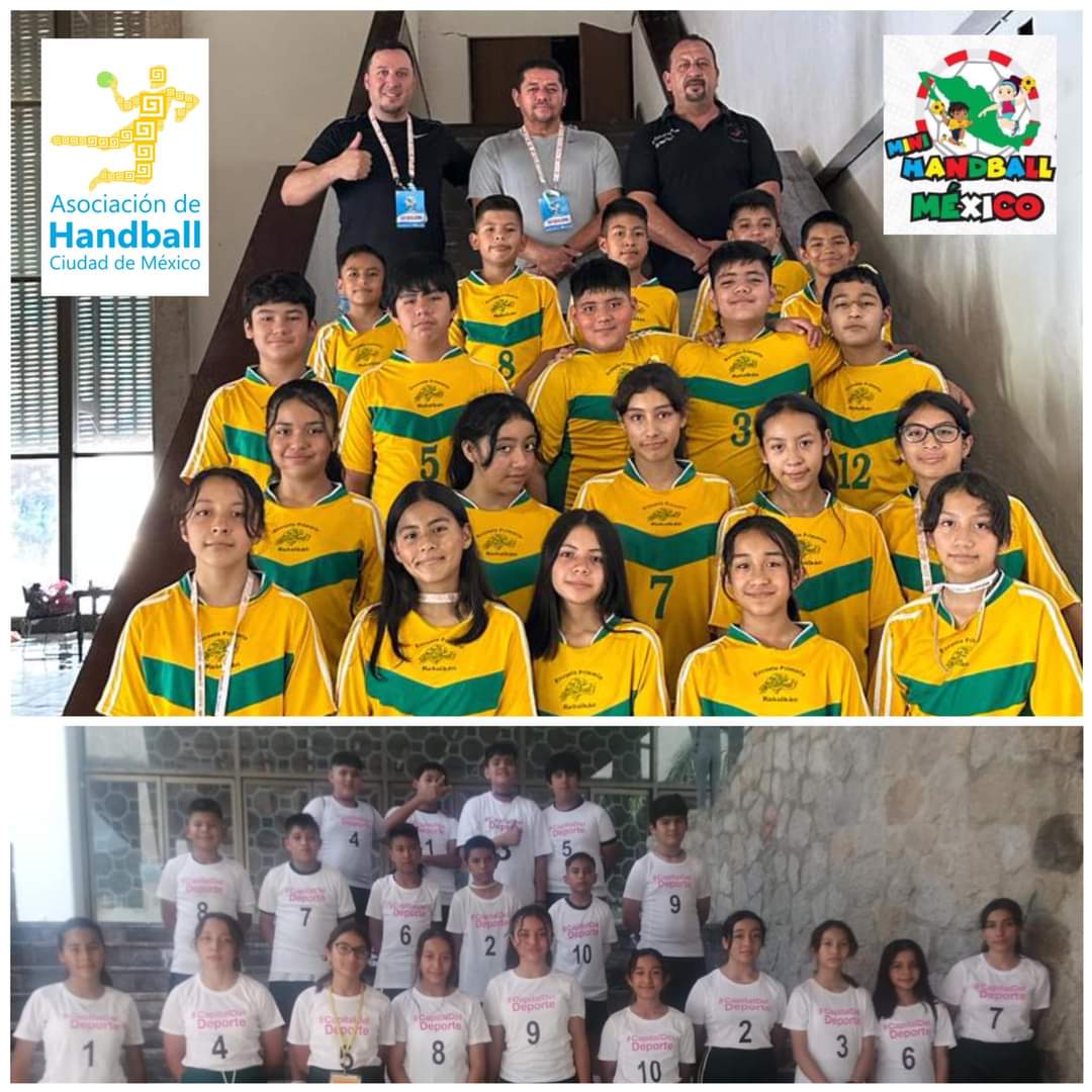 Handball_cdmx's tweet photo. Orgullosamente los equipos de la CDMX Campeones Nacionales en ambas Ramas Femenil y Varonil dentro del Evento “Mini Handball” escolar realizado por la Federación Mexicana de Handball 🤾🏻‍♀️ en Acapulco, Guerrero.
Enhorabuena y muchísimas felicidades a todo el contingente participante https://t.co/YzjzyYMeNp