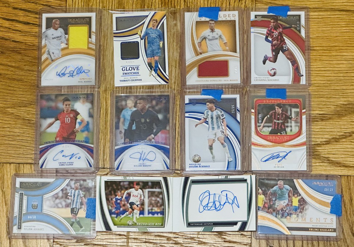 Some of the big Immaculate hits from last week.