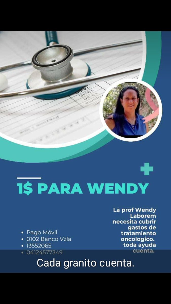 N_airam's tweet photo. @Heberlizeth @noticierovv  @rafaellacava10 Profesora necesita de una mano amiga su estado de salud es delicado https://t.co/syNMvw7n40