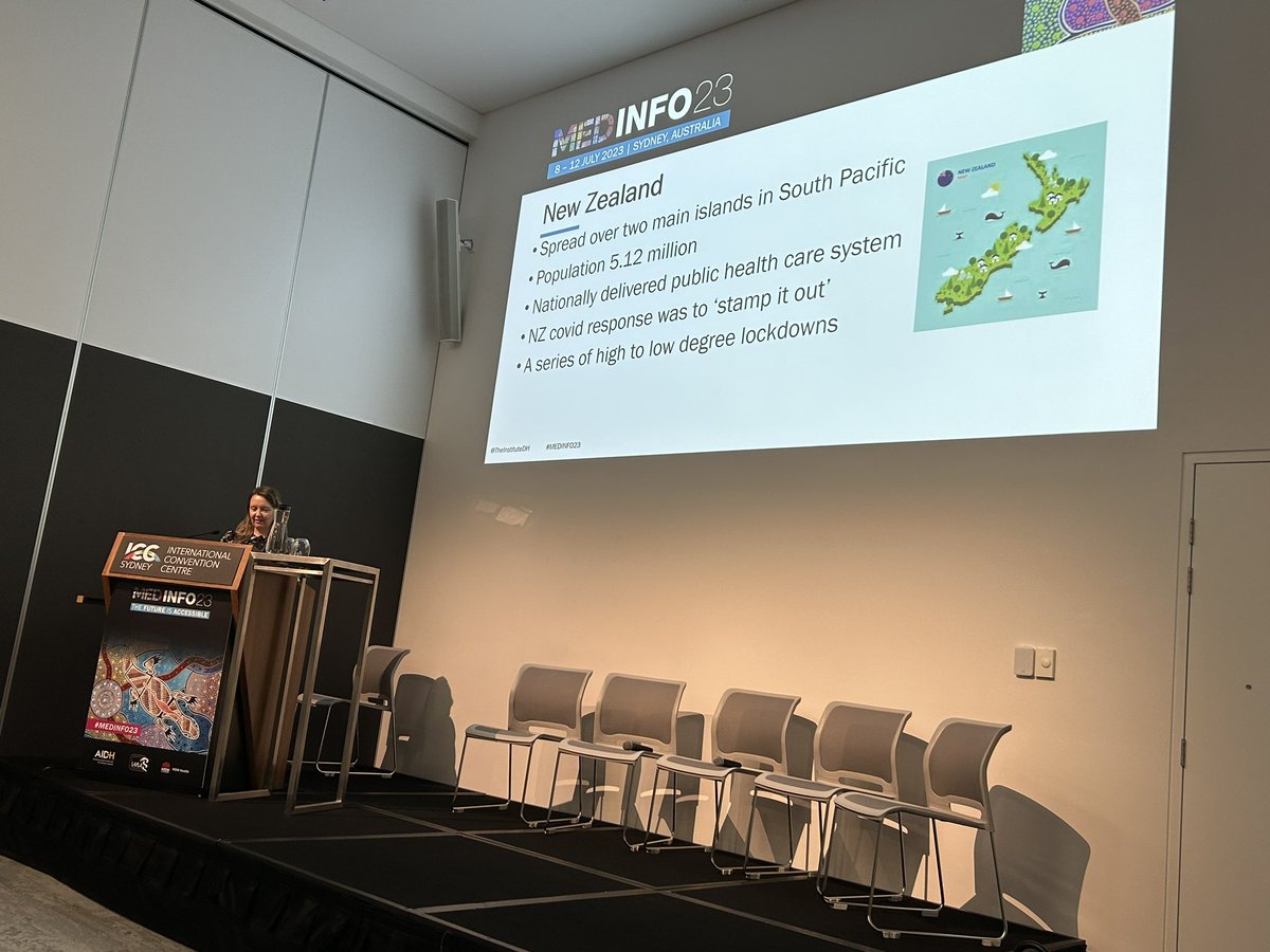 A privilege to be speaking at #MEDINFO23