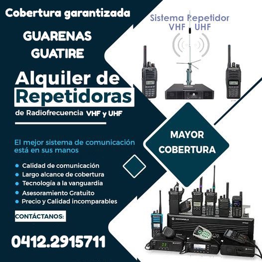 FRANCOSS83's tweet photo. #Guarenas #Guatire #Radiocomunicaciones #VHF #UHF #Motorola #Kenwood #Icom #Baofeng #Mototrbo https://t.co/wI342OTBxh