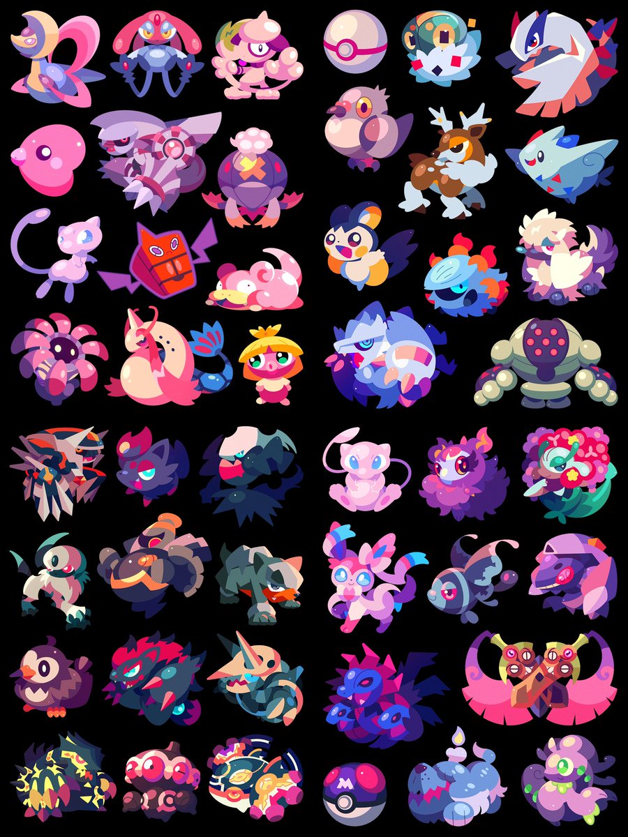 7Cube_Ori's tweet photo. Pokémon 🩷🤍🖤💜 https://t.co/fifgg0Xnjt