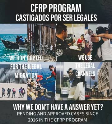 Ernesto07029903's tweet photo. There are many pending CFRP paroles approved, I131 pay since 2016, 2017 frozen, without response. We have made everything legal and the delay of years continues. No more delays
#CastigadosPorSerLegales 
@uscis
#cfrplasfamiliasunidas 
@SecMayorkas 
@MaElviraSalazar https://t.co/WTlQWnspSo