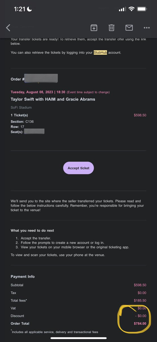 taylor swift ticket help tweet media