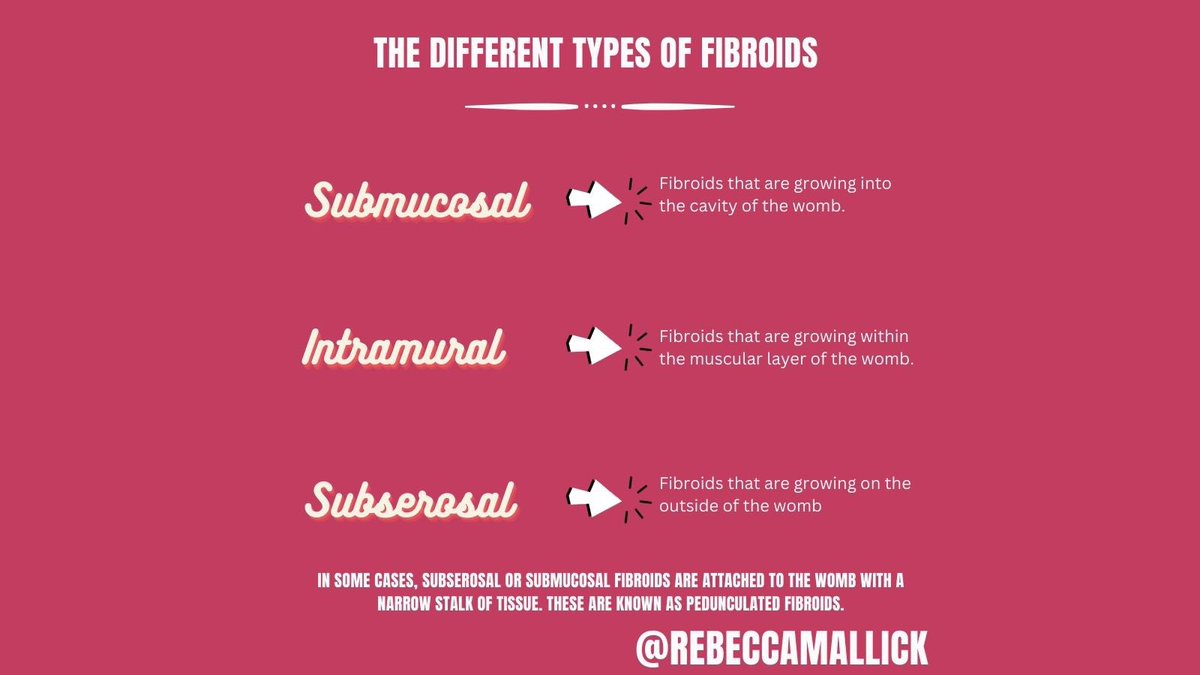 Part 1 in the guide to fibroid series for #fibroidawarenessmonth 

Over the next week will be covering all things fibroids from diagnosis to diet to surgery to HRT! 

#fibroids