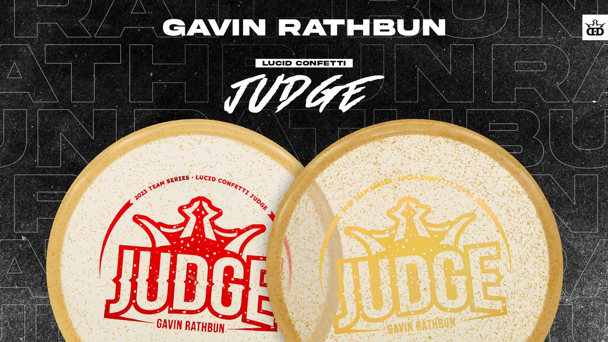 This @GavinRathbun Team Series disc dropped online earlier this week. 🎉 Click our profile link to learn more about this alternate version of his Confetti Judge and support his 2023 tour. #bedynamic #dynamicdiscs #teamdynamicdiscs #discgolf #frisbeegolf