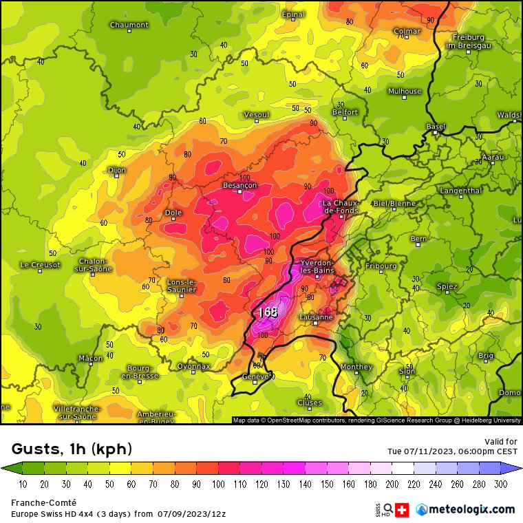 meteovillages's tweet image. 🌩️🚨 Les modèles commencent à réagir à l'#instabilité démesurée prévue mardi prochain. À priori, 2 salves #orageuses majeures sont envisagées sur la #Bourgogne &amp;amp; la #Lorraine, avec quelques heures d'écart. Un tel niveau de #sévérité n'a pas été observé depuis plusieurs années...