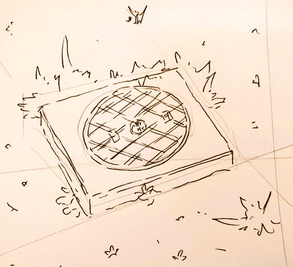 #1日1模写 Ⅲ　195/365
今日は足、人物、マンホールでした✨
働くお姉さん良き…💕🥳🥰🎉
#さとまこクロッキー　#無煙マッチ https://t.co/dYaj00xQya
