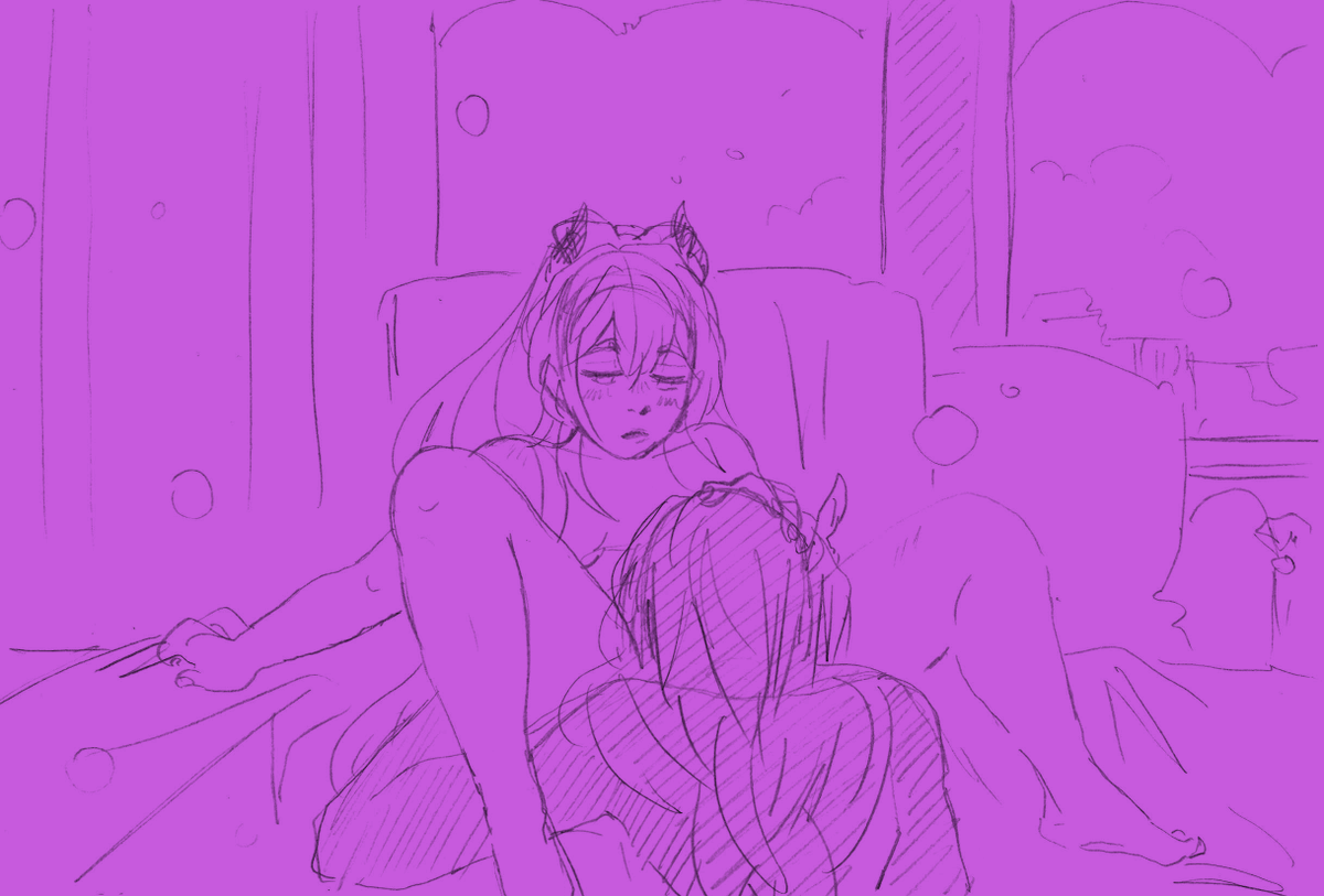Smootch_'s tweet photo. Sum sketchies 🥹 #GenshinImpact #kokoei #Kokomi #RaidenEi https://t.co/m5WfliUuhm
