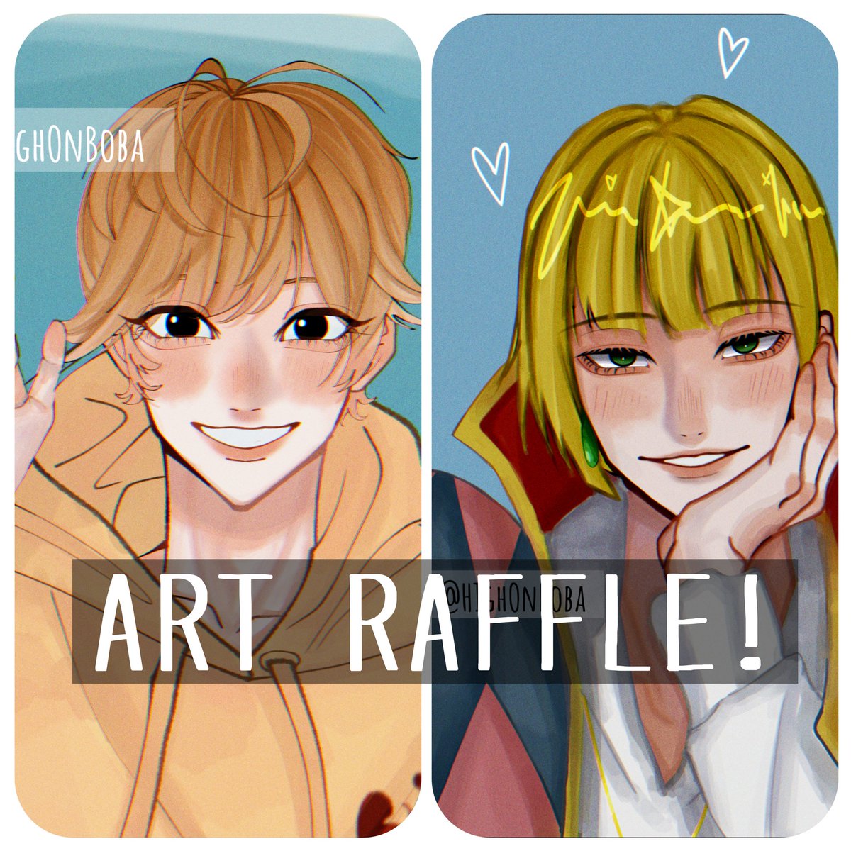 H1ghOnBoba02's tweet photo. 🪐☁️Art Raffle☁️🪐

•1 Winner ! 
•Prize: Waist-up drawing in this style!

To enter:
☁️Be following + Like and Retweet
☁️Drop your character! (Optional) 

End of lottery on Aug 1st 🪐 Goodluck! 
#artraffle #raffle https://t.co/nCSySRDvVf