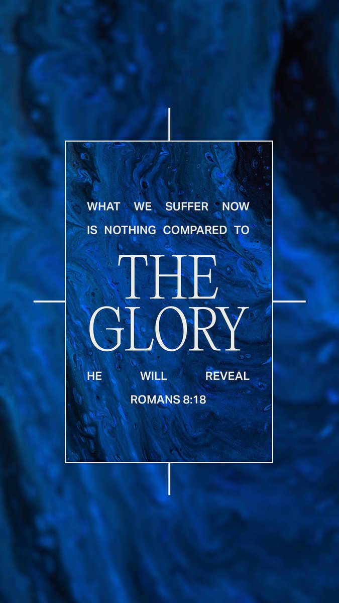 _MsACT's tweet photo. For I consider that the sufferings of this present time are not worthy to be compared with the glory which shall be revealed in us. (Romans 8:18 NKJV) #MsAct https://t.co/zVs9vL1nxC
