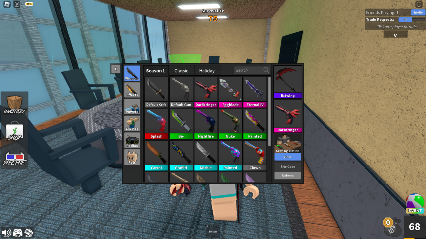 Eggblade Knife, Trade Roblox Murder Mystery 2 (MM2) Items