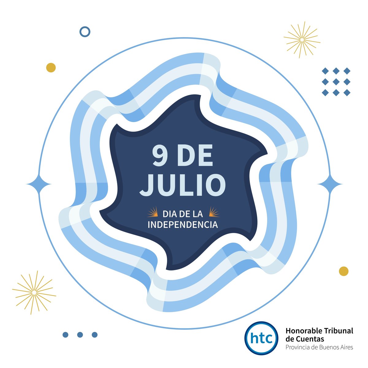 9 de julio de 1816

Celebramos un nuevo aniversario de la declaración de la independencia, momento clave de la historia política de nuestro país, sobre la cual se construyeron los cimientos de nuestra República Argentina.

¡Viva la Patria!