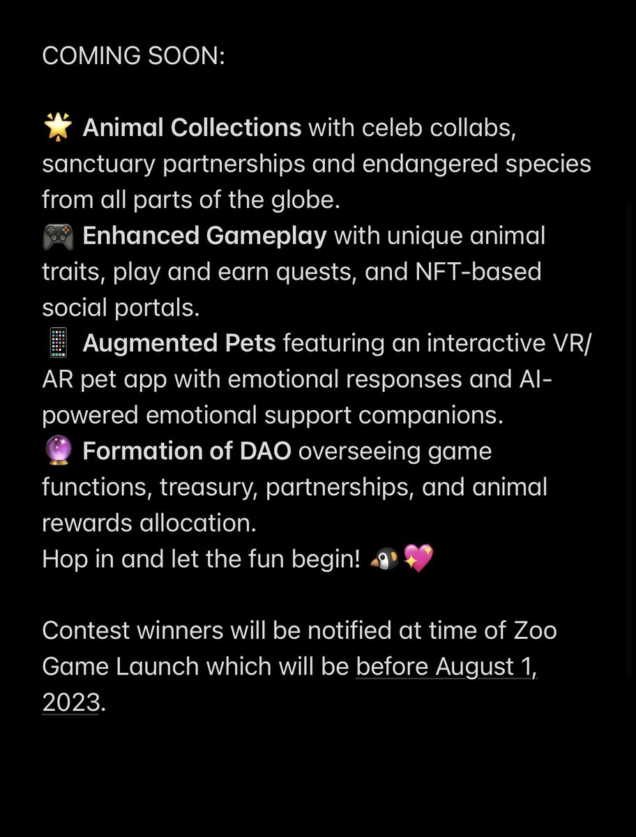 zoo_labs's tweet photo. 🎉**LAUNCH CELEBRATION GIVEAWAY!**🎉 https://t.co/WlrsSBc5MG