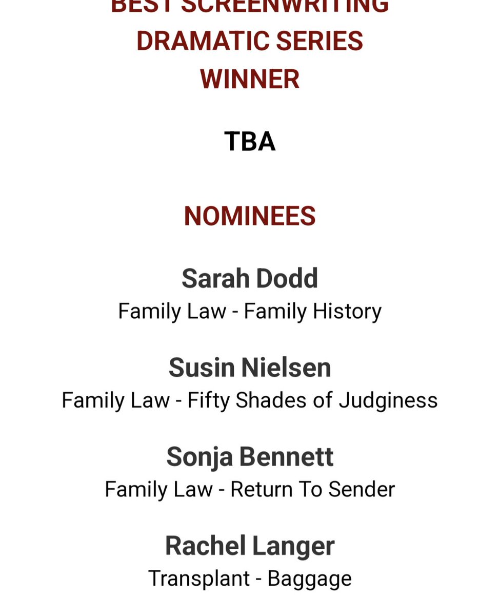 Jonathan Lloyd Walker (@j_l_walker) on Twitter photo Best of luck tonight to this all Star team of writers <a href="/pjccreative/">Sarah Dodd</a> @susinnielsen <a href="/sonjabennett123/">Sonja Bennett</a> <a href="/rachlanger/">Rachel</a> Can't they all win? 4 way tie? #leoawards Best of luck tonight to this all Star team of writers <a href="/pjccreative/">Sarah Dodd</a> @susinnielsen <a href="/sonjabennett123/">Sonja Bennett</a> <a href="/rachlanger/">Rachel</a> Can't they all win? 4 way tie? #leoawards